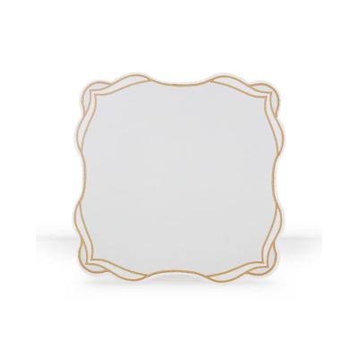 Jogo Americano Quadrado Blasson Fetély 38cm Branco 6 Un