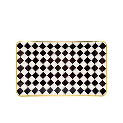 Travessa Retangular Butterfly Fetély 30cm 4 Unidades