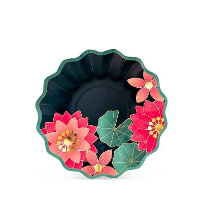 Prato Fundo Lottus Golden Fetély 20 cm 6 Unidades