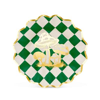 Prato Raso Fungi Royale Fetély 26cm Verde 6 Unidades