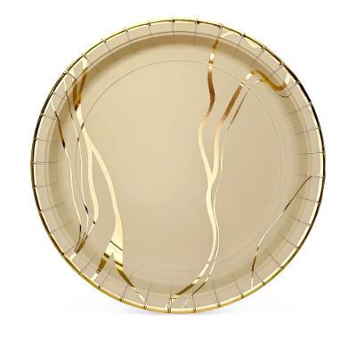 Prato Raso Aura Gold Fetély 28cm 6 Unidades