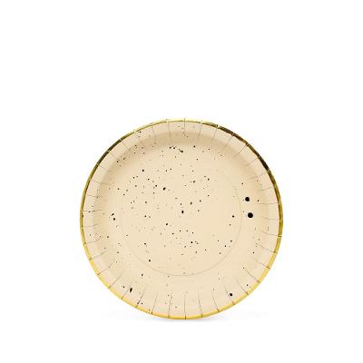 Prato Sobremesa Aura Gold Fetély 18cm 6 Unidades