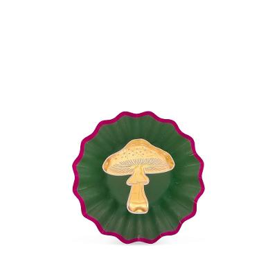 Prato Sobremesa Fungi Royale Fetély 15cm Verde 6 Unidades