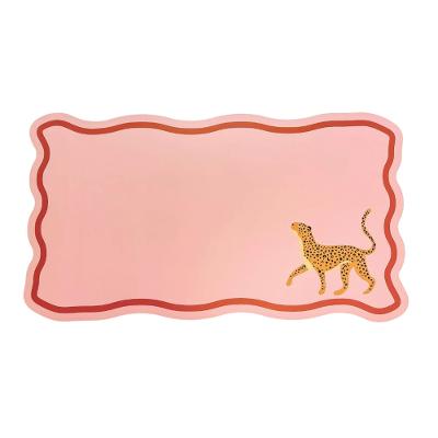 Jogo Americano Quadrado Fetély Solar-Tropical 55cm 6un Rosa