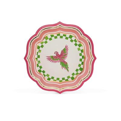 Prato Raso Fetély Tropical-Chic 28cm 6 Unidades