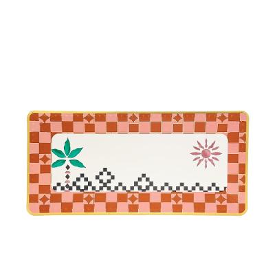Travessa Retangular Solar-Tropical Fetély 40cm 4 Unidades