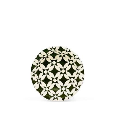 Prato Bowl Mosaïque 15cm Vert Mousse Fetély 6 Unidades