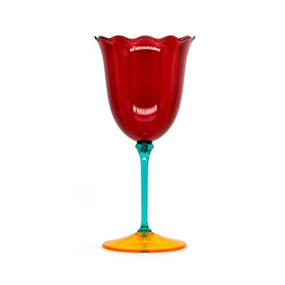 Jogo 4 Taças Vinho Lineare Glass Fetély 260ml Red Colors