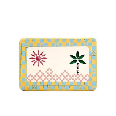 Travessa Retangular Solar-Tropical Fetély 33cm 4 Unidades