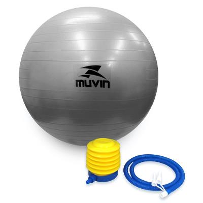 Bola de Pilates 65cm Cinza Muvin