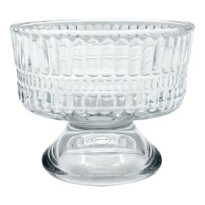 Jogo 6 Taças Sobremesa 145ml Vidro Borda Ondulada Zahav