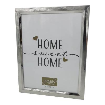 Porta Retrato Adely Decor Inox 15x20cm Prata