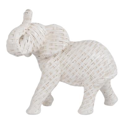 Estatueta Elefante Adely Prata 20,2x12x18 cm