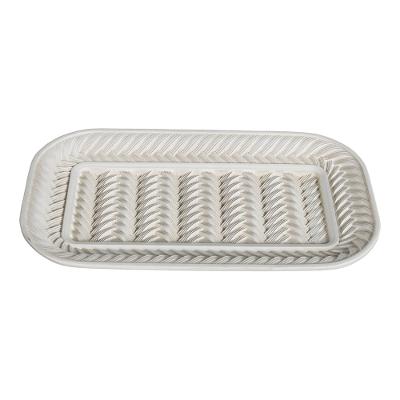 Bandeja Trancada 24x14,2x2 cm Adely Decor