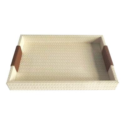 Bandeja Decorativa 40x28x4,5cm Adely Decor