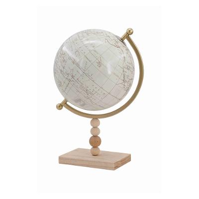 Globo Decorativo Adely Decor 18x15,5x27cm Branco