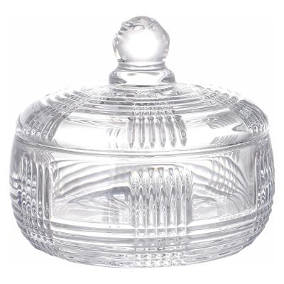 Potiche de Vidro Adely Crystal 15cm x 13cm Transparente