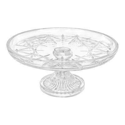 Centro de Mesa com Pé Cristal Adely Crystal 14x30,5cm