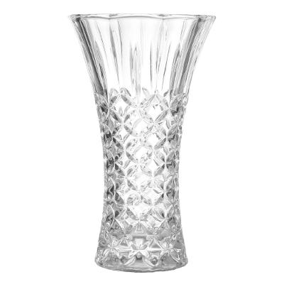 Vaso de Vidro 15,8x29,5cm Transparente Adely Crystal