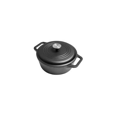 Panela Ferro Fundido Esmaltado Victoria 3,8L 24cm c/ Tampa