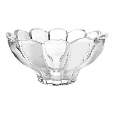 Centro de Mesa Adely Crystal Vidro 26x26x13cm Transparente