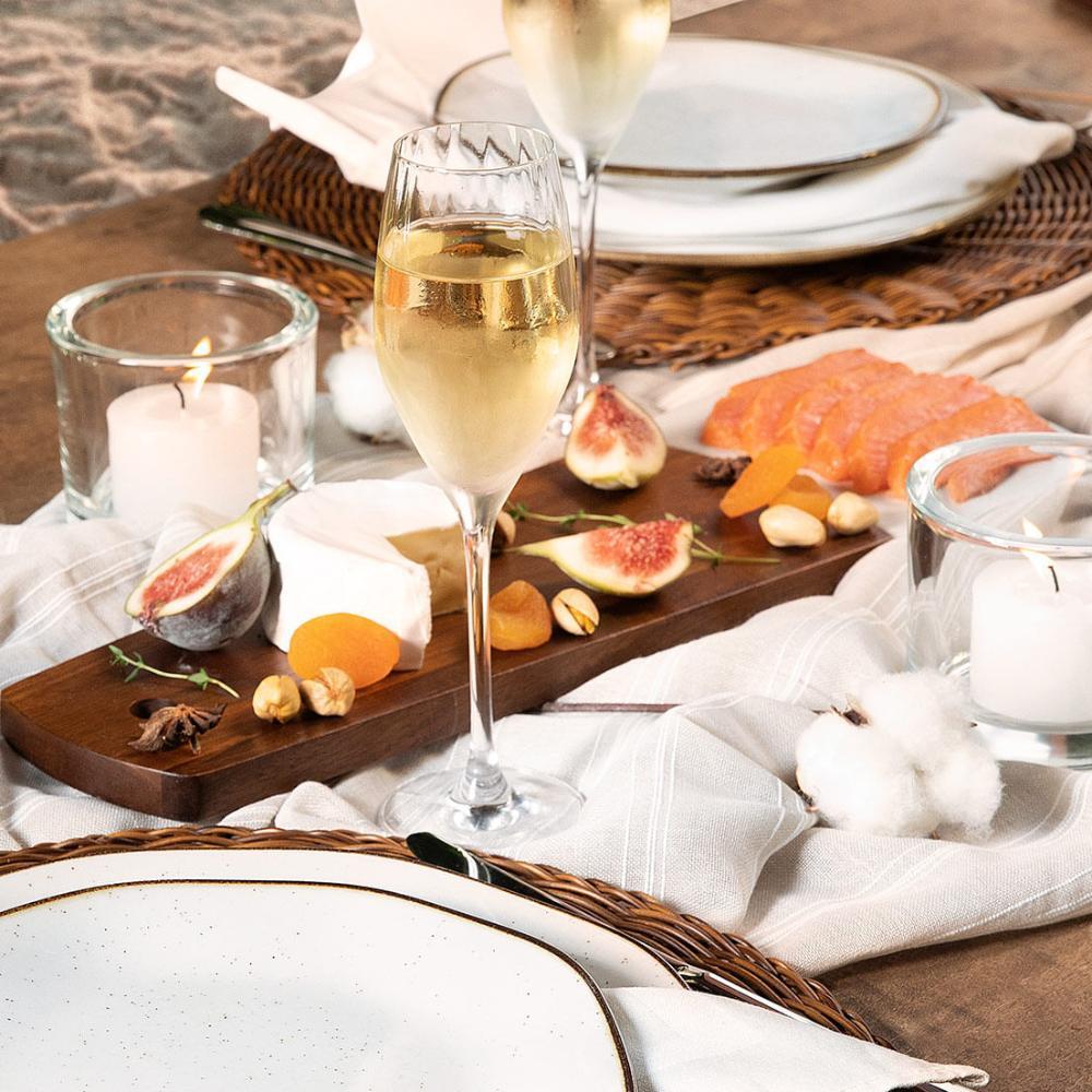 Jogo com 12 Pratos Rasos 27,5cm Oxford Ryo Maresia - Conjunto - 3