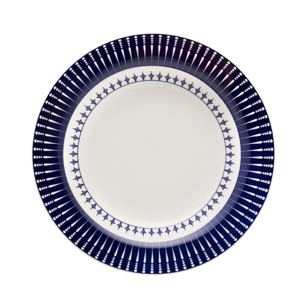 Aparelho de Jantar e Chá 40 Peças Biona Azul Donna Colb - Conjunto - 3