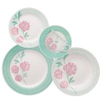 Aparelho de Jantar e Chá 30 Pçs Biona Donna Bloom - 1