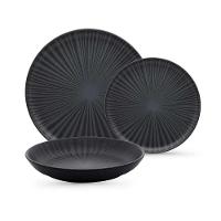 Aparelho de Jantar 18 Peças Oxford Flat Ônix - 1