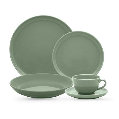 Aparelho de Jantar e Chá 30 Peças Oxford Flat Matcha