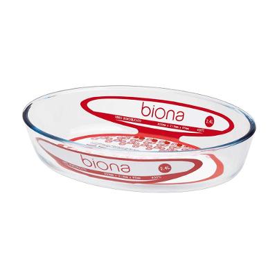 Assadeira De Vidro Borosilicato Oval 2.400 Ml