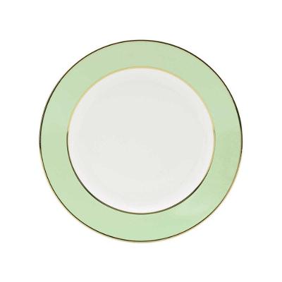 Jogo 6 Pratos Sobremesa 22Cm Oxford Flamingo Classic Verde