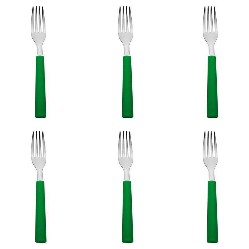 Jogo De 6 Garfos De Mesa Verde Limão - 2