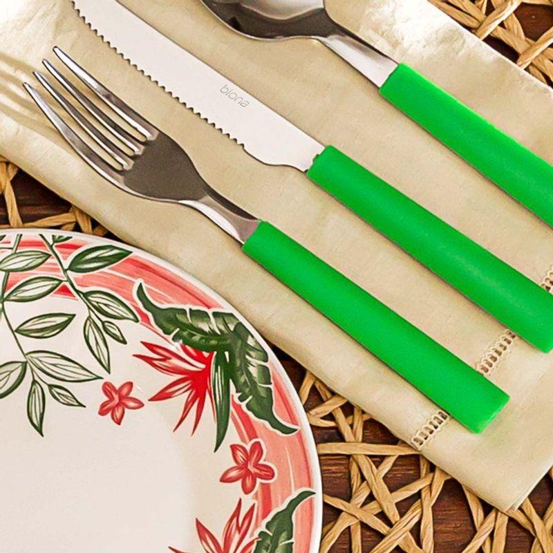 Jogo De 6 Garfos De Mesa Verde Limão - 3