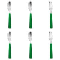 Jogo De 6 Garfos De Mesa Verde Limão - 2