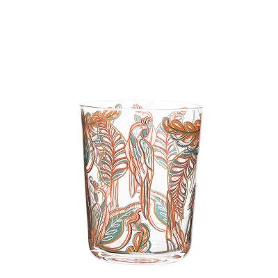 Jogo De 6 Copos De Cristal P/ Suco 340Ml Oxford Ginga Arara