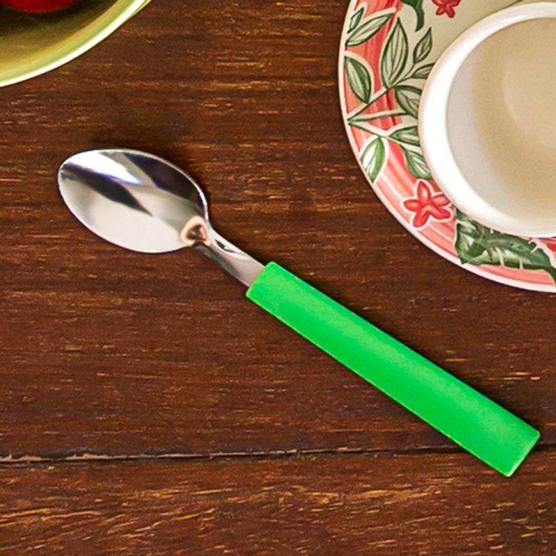 Jogo De 6 Colheres De Chá Verde Limão - 3