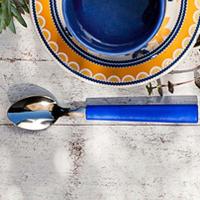 Jogo De 6 Colheres De Chá Azul Royal - 3