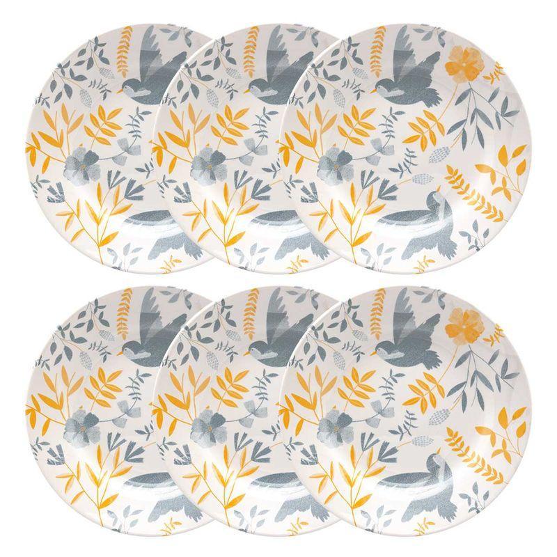 Jogo De 6 Pratos Rasos 26 Cm Donna Bem-Te-Vi - 2