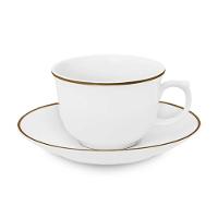 Jogo de 6 Xícaras Grandes 240ml com Pires Flamingo Sofia - 1