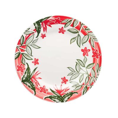 Prato Raso 26 Cm Donna Jardim Tropical