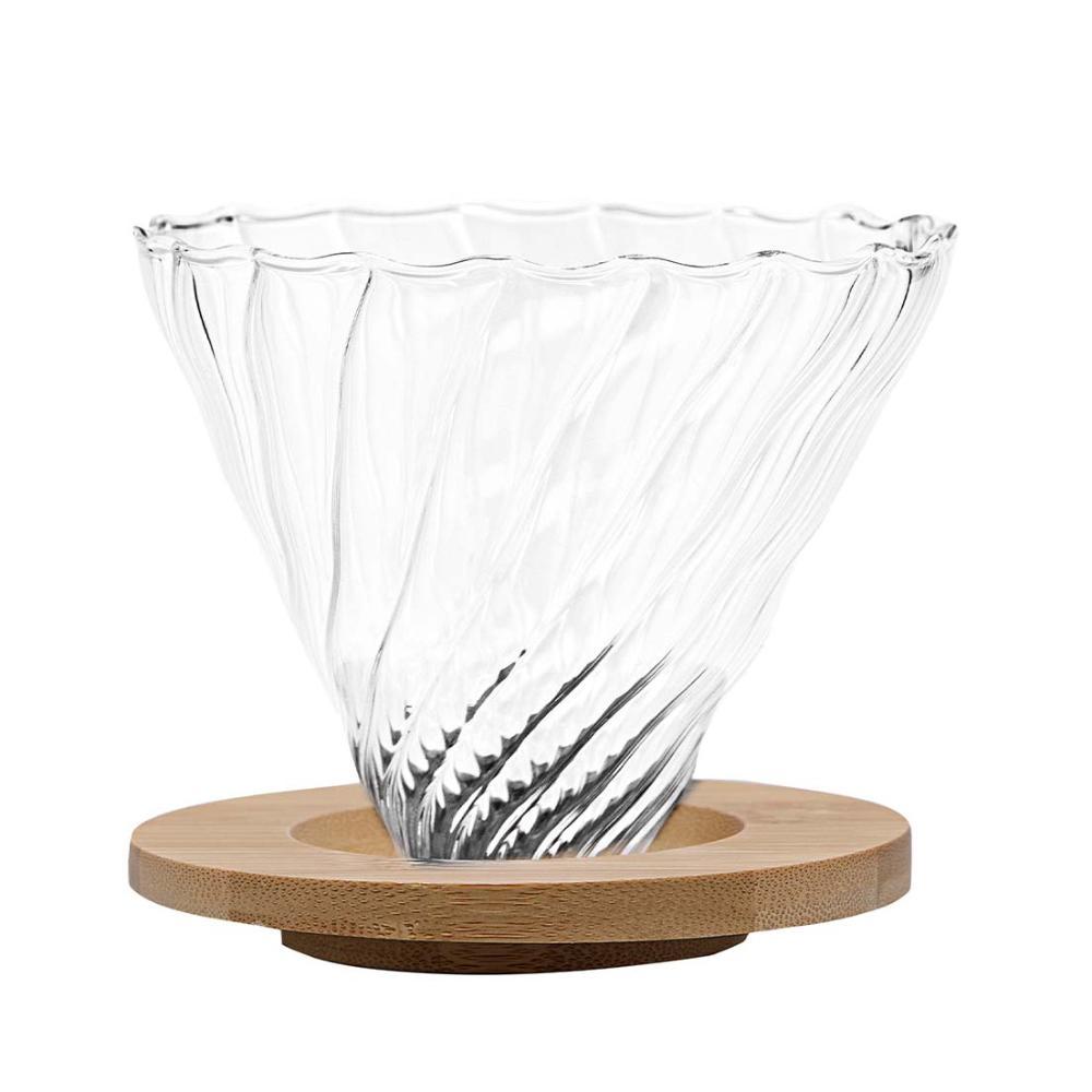 Suporte com Base de Madeira para Filtro de Café Oxford Hario - 1