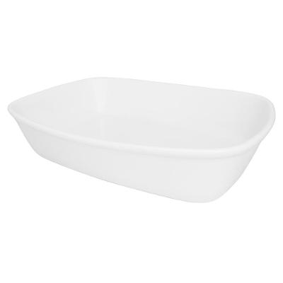 Travessa Refratária Bake Grande 30x21x6cm Branca