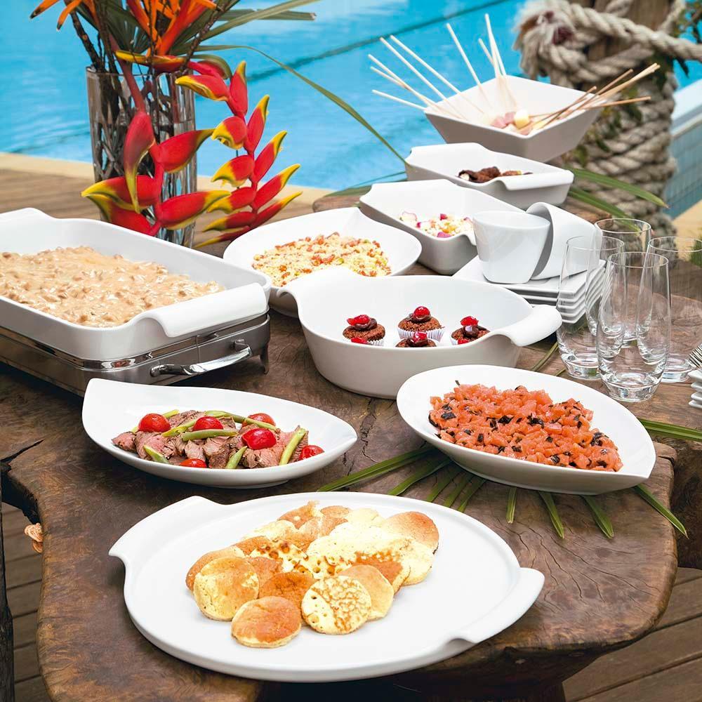 Travessa Refratária Fall Funda 4.400ml Oxford - 2