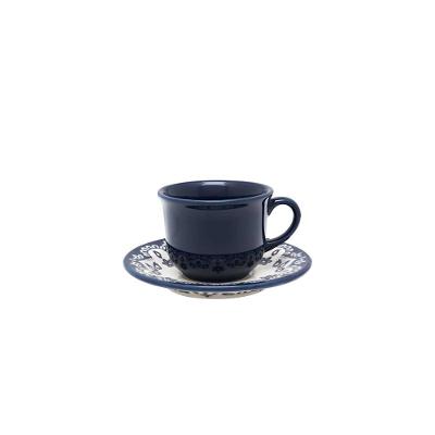 Xícara Grande 200ml Com Pires Oxford Floreal Energy