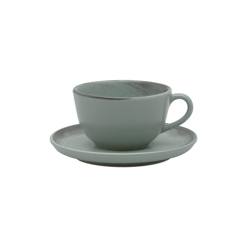 Xícara Grandes 200 Ml com pires Oxford Flat Pacífico - 1