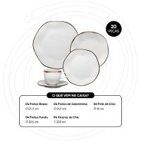 Aparelho de Jantar e Chá 20 Pçs Oxford Ryo Maresia - 3