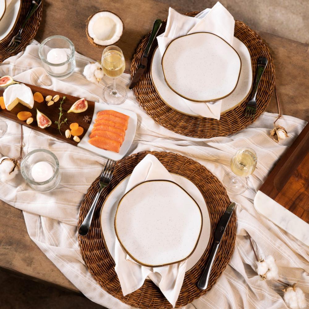 Aparelho de Jantar e Chá 40 Peças Oxford Ryo Maresia - Conjunto - 7