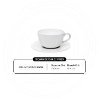 Xícara Grande 200ml Com Pires Oxford Unni White - 2