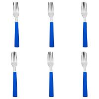 Jogo De 6 Garfos De Mesa Azul Royal - 2